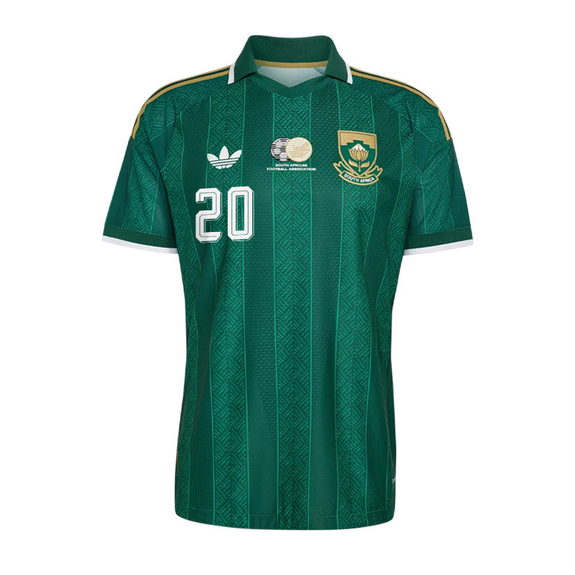 Khuliso Mudau 20 Youth South Africa National Team 2026 Away Jersey - Green