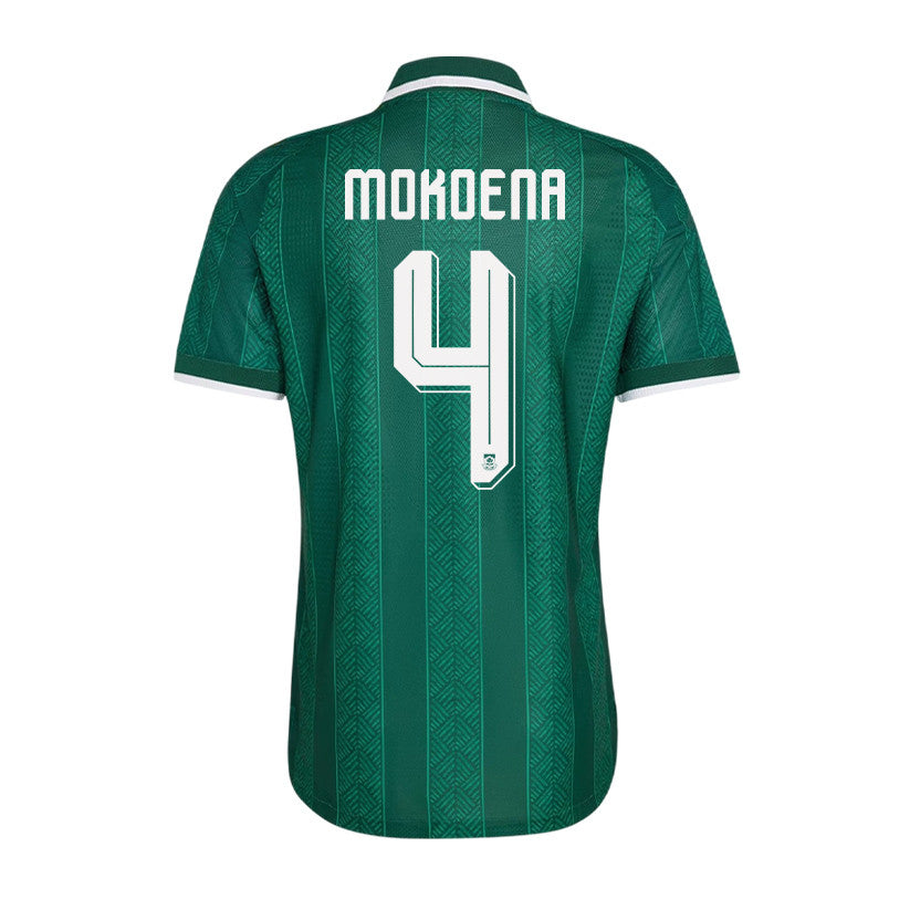 Teboho Mokoena 4 Youth South Africa National Team 2026 Away Jersey - Green