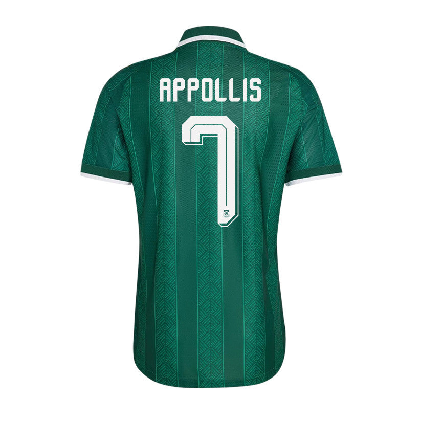 Oswin Appollis 7 Youth South Africa National Team 2026 Away Jersey - Green