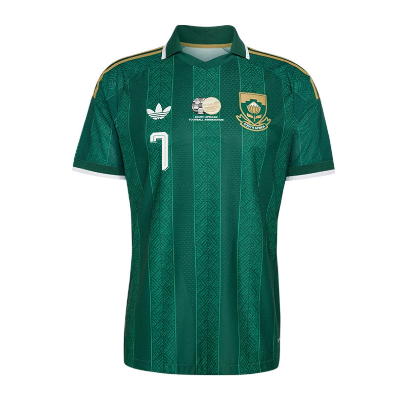 Oswin Appollis 7 Youth South Africa National Team 2026 Away Jersey - Green