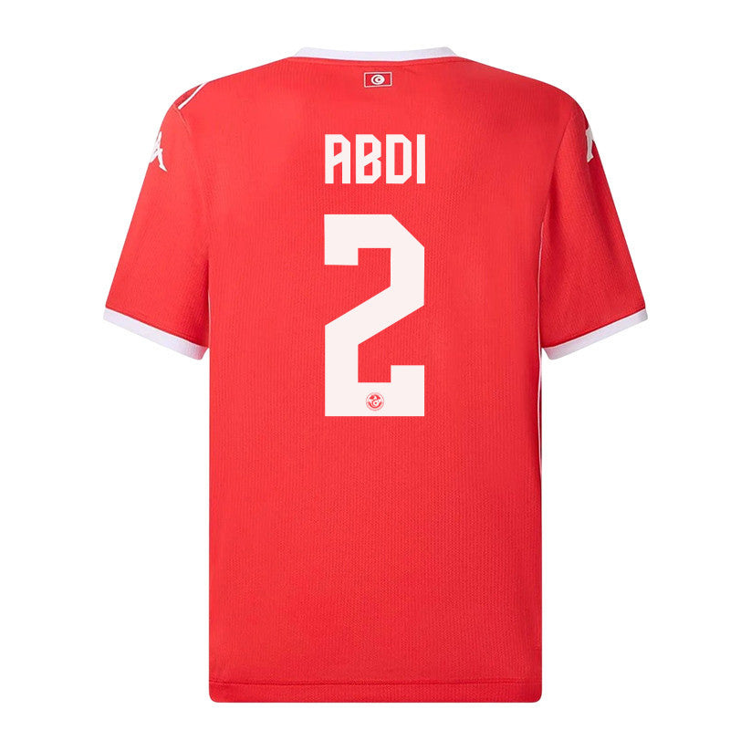 Ali Abdi 2 Tunisia National Team 2026 Home Jersey - Red, Men