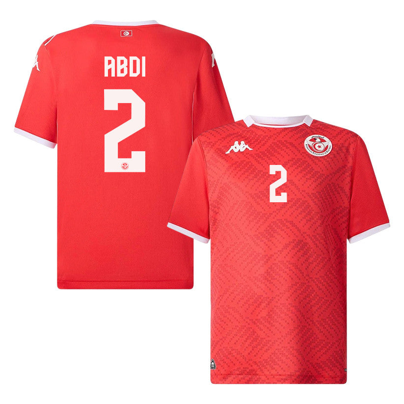 Ali Abdi 2 Tunisia National Team 2026 Home Jersey - Red, Men