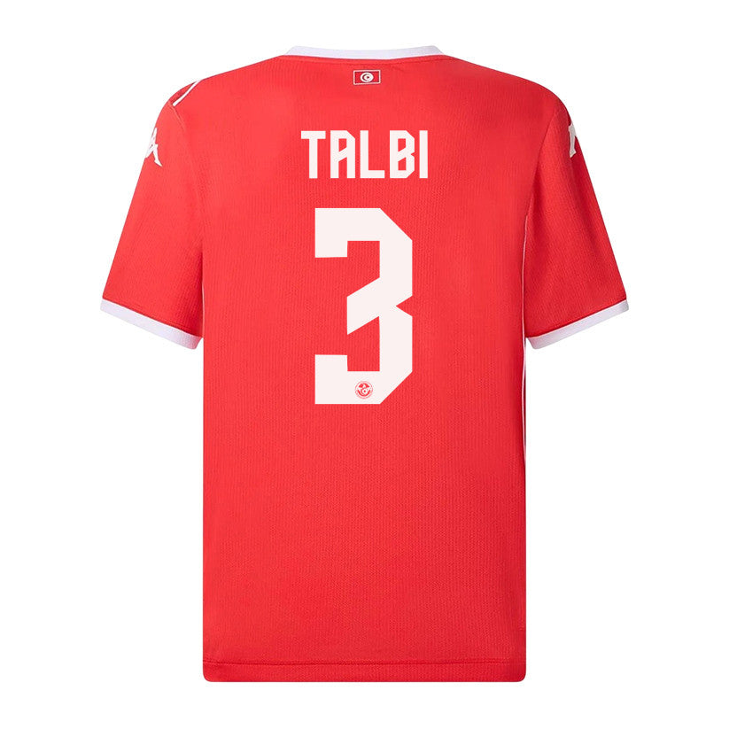 Montassar Talbi 3 Tunisia National Team 2026 Home Jersey - Red, Men