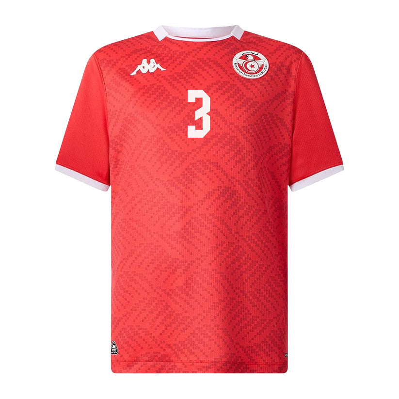 Montassar Talbi 3 Tunisia National Team 2026 Home Jersey - Red, Men