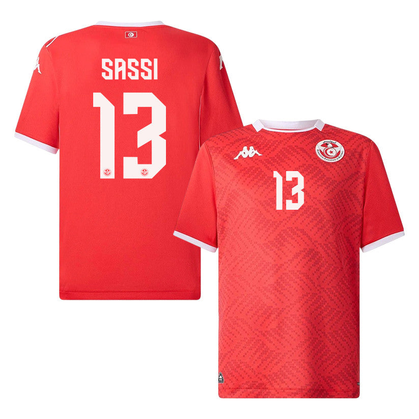 Ferjani Sassi 13 Tunisia National Team 2026 Home Jersey - Red, Men