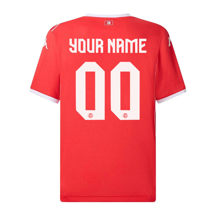 Tunisia National Team 2026 Personalized Home Jersey - Red, Men