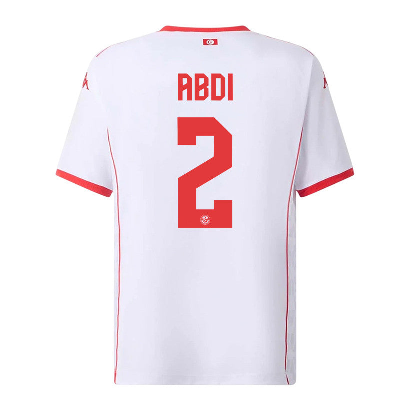 Ali Abdi 2 Tunisia National Team 2026 Away Jersey - White, Men