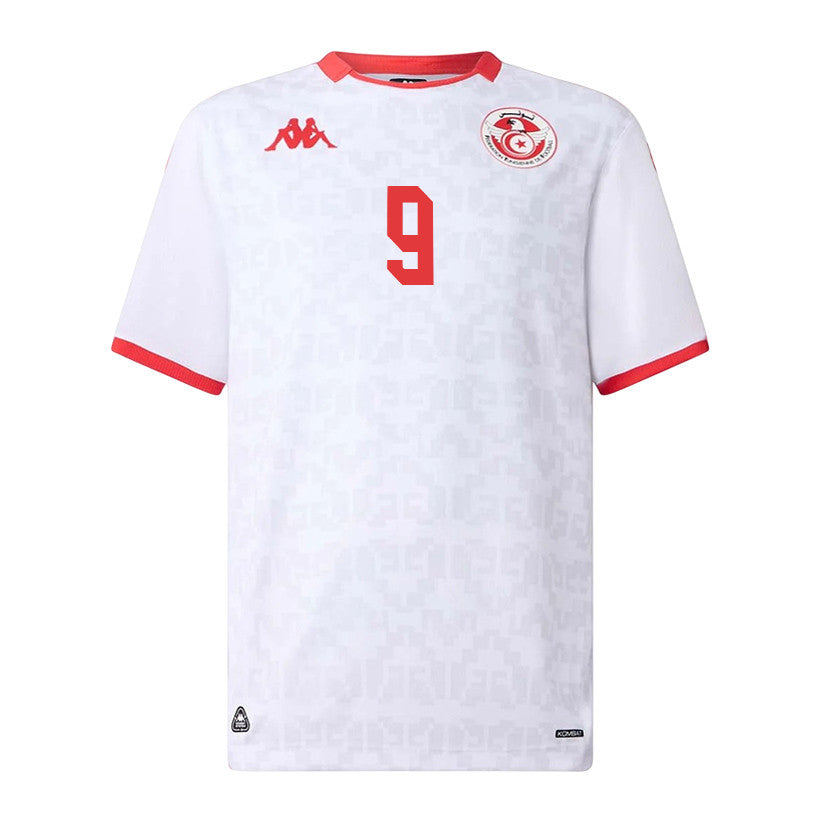Hazem Mastouri 9 Tunisia National Team 2026 Away Jersey - White, Men