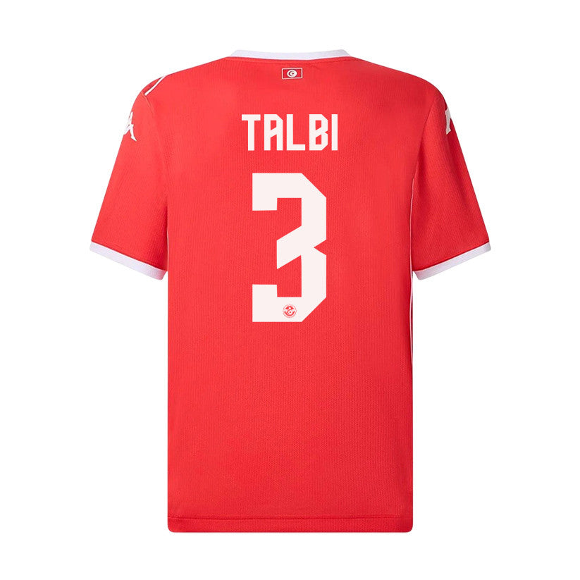 Montassar Talbi 3 Youth Tunisia National Team 2026 Home Jersey - Red