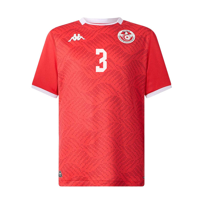 Montassar Talbi 3 Youth Tunisia National Team 2026 Home Jersey - Red