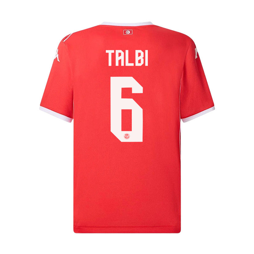 Dylan Bronn 6 Youth Tunisia National Team 2026 Home Jersey - Red