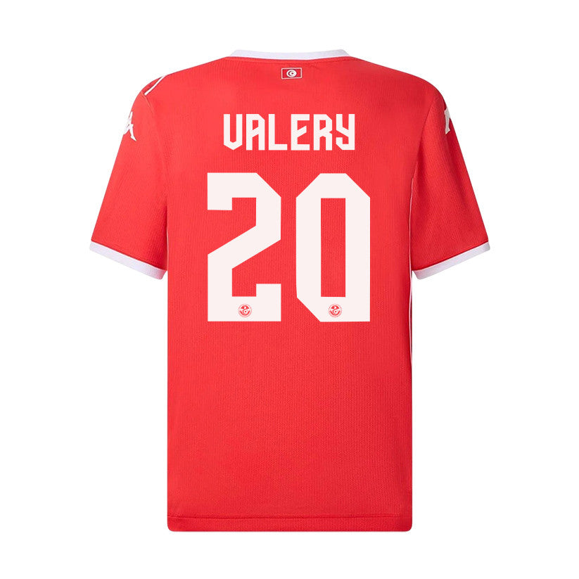 Yan Valery 20 Youth Tunisia National Team 2026 Home Jersey - Red