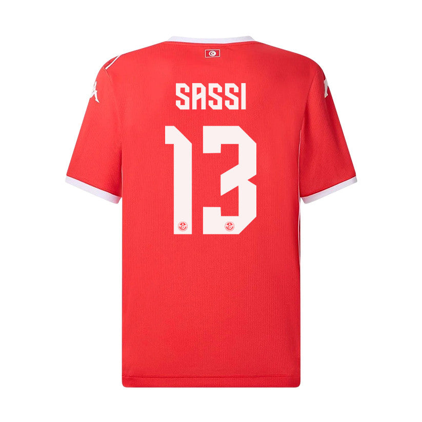 Ferjani Sassi 13 Youth Tunisia National Team 2026 Home Jersey - Red