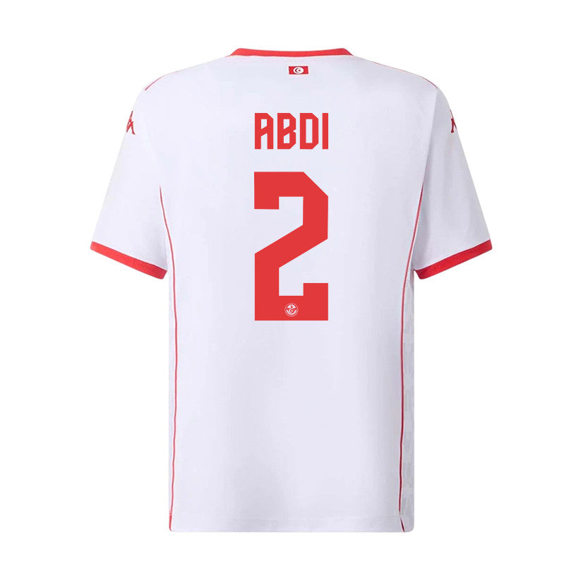 Ali Abdi 2 Youth Tunisia National Team 2026 Away Jersey - White