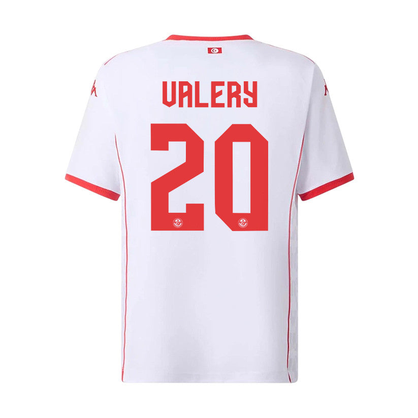 Yan Valery 20 Youth Tunisia National Team 2026 Away Jersey - White