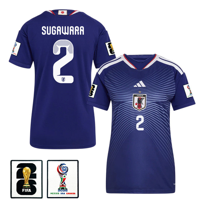 Yukinari Sugawara 2 Japan National Team 2026 Women's Home Jersey - Blue