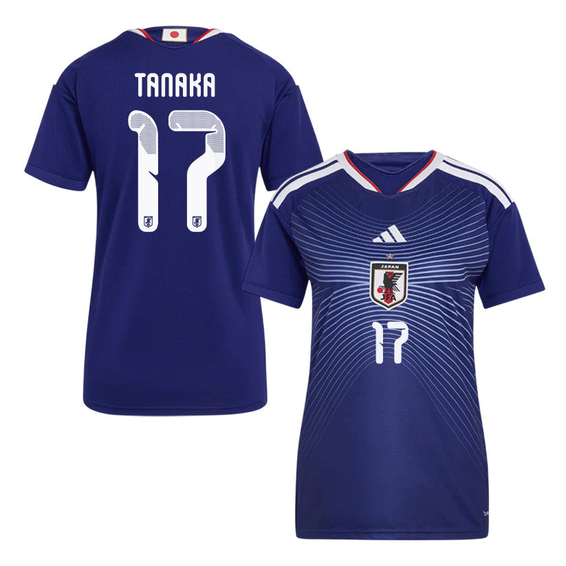 Ao Tanaka 17 Japan National Team 2026 Women's Home Jersey - Blue