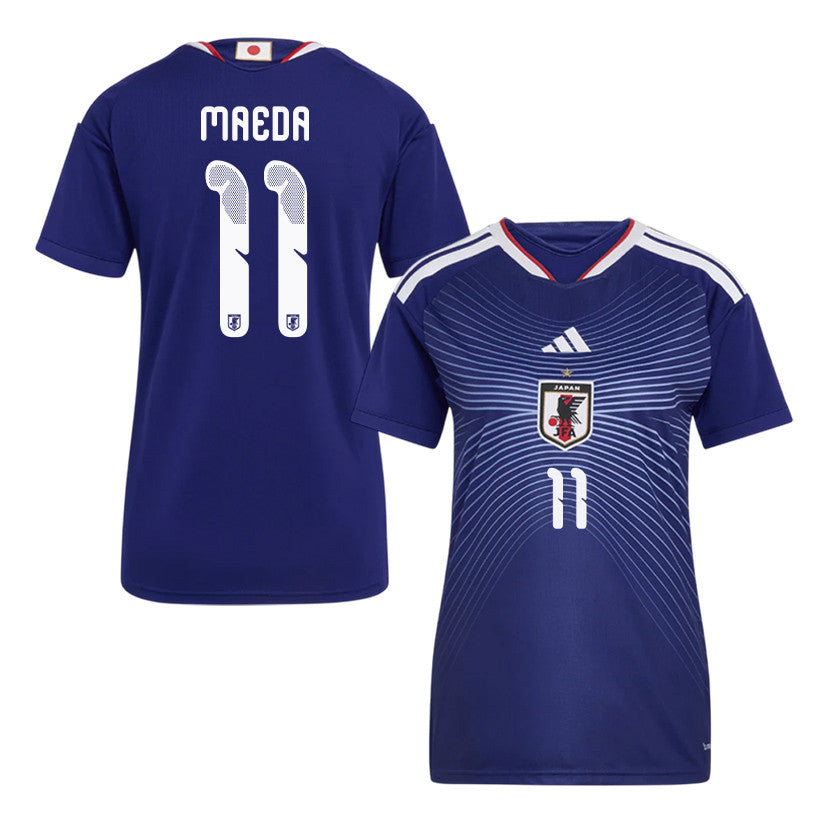 Daizen Maeda 11 Japan National Team 2026 Women's Home Jersey - Blue