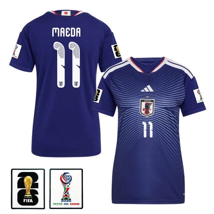 Daizen Maeda 11 Japan National Team 2026 Women's Home Jersey - Blue