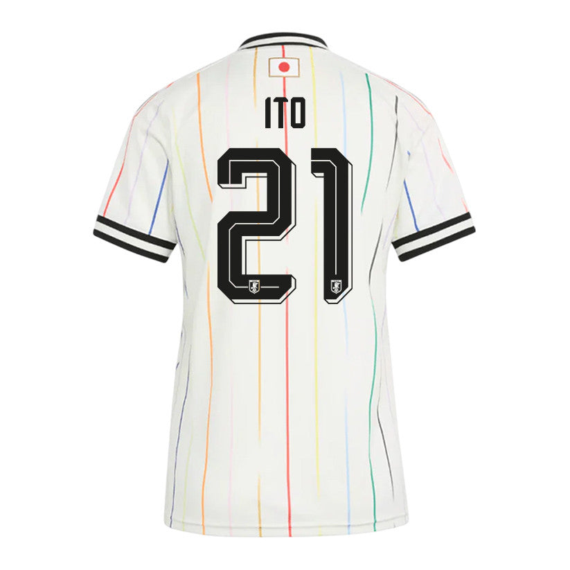 Hiroki Ito 21 Women's Japan National Team 2026 Away Jersey - Off White