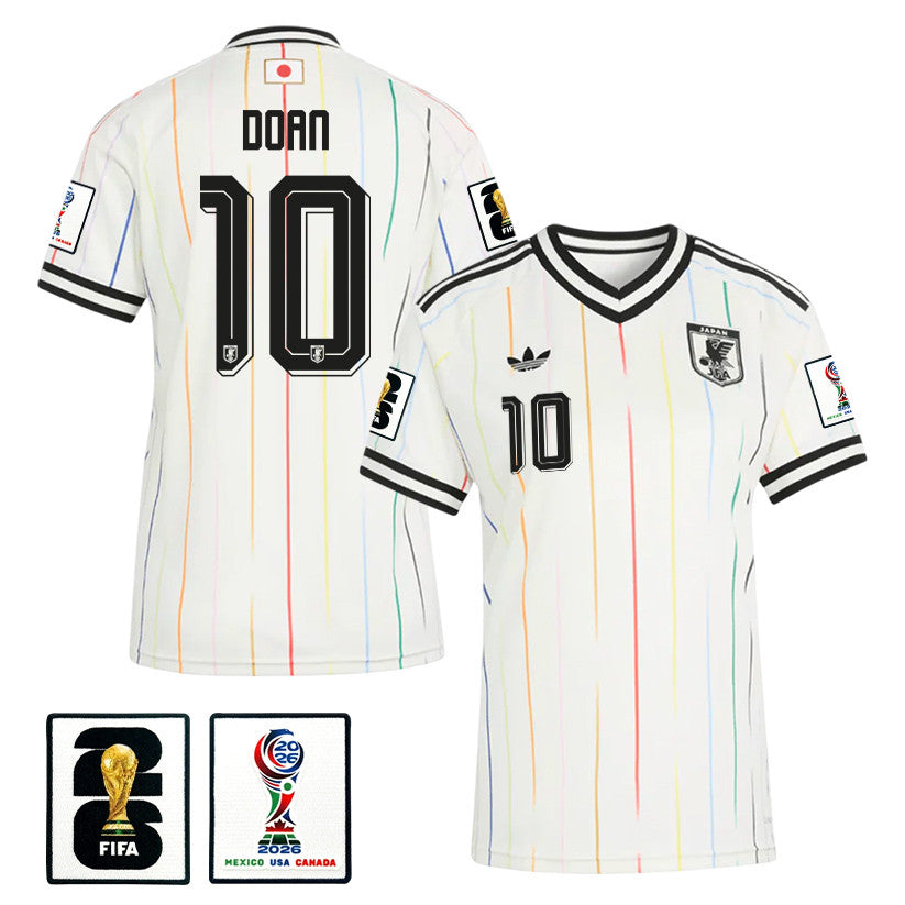 Ritsu Doan 10 Women's Japan National Team 2026 Away Jersey - Off White