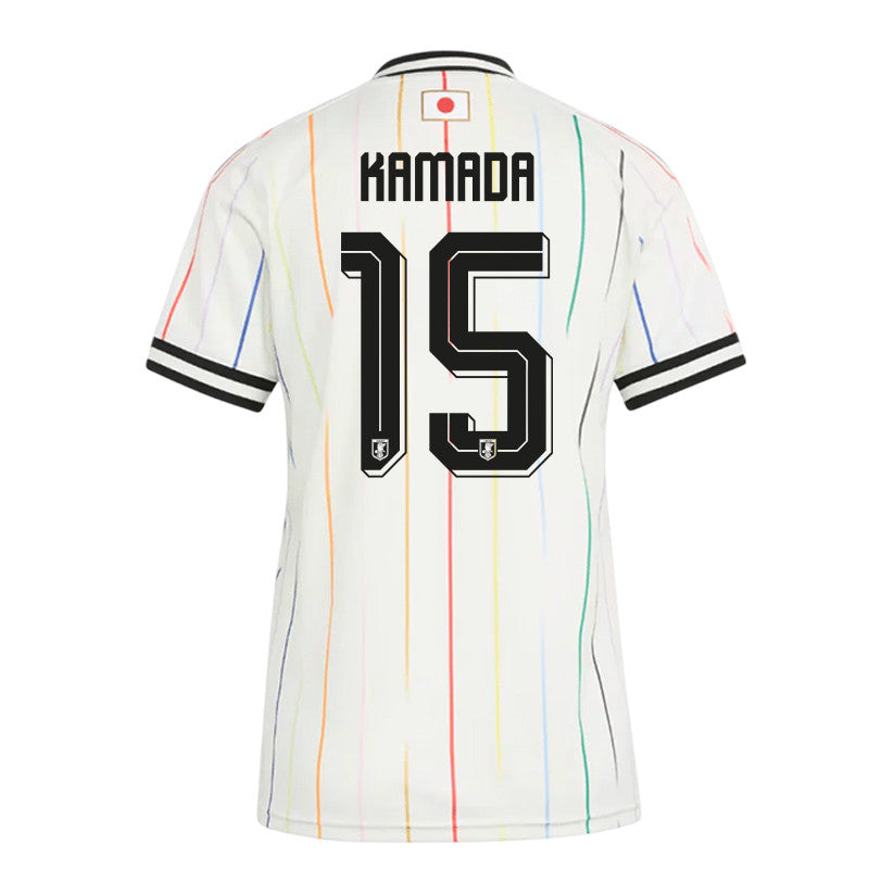 Daichi Kamada 15 Women's Japan National Team 2026 Away Jersey - Off White