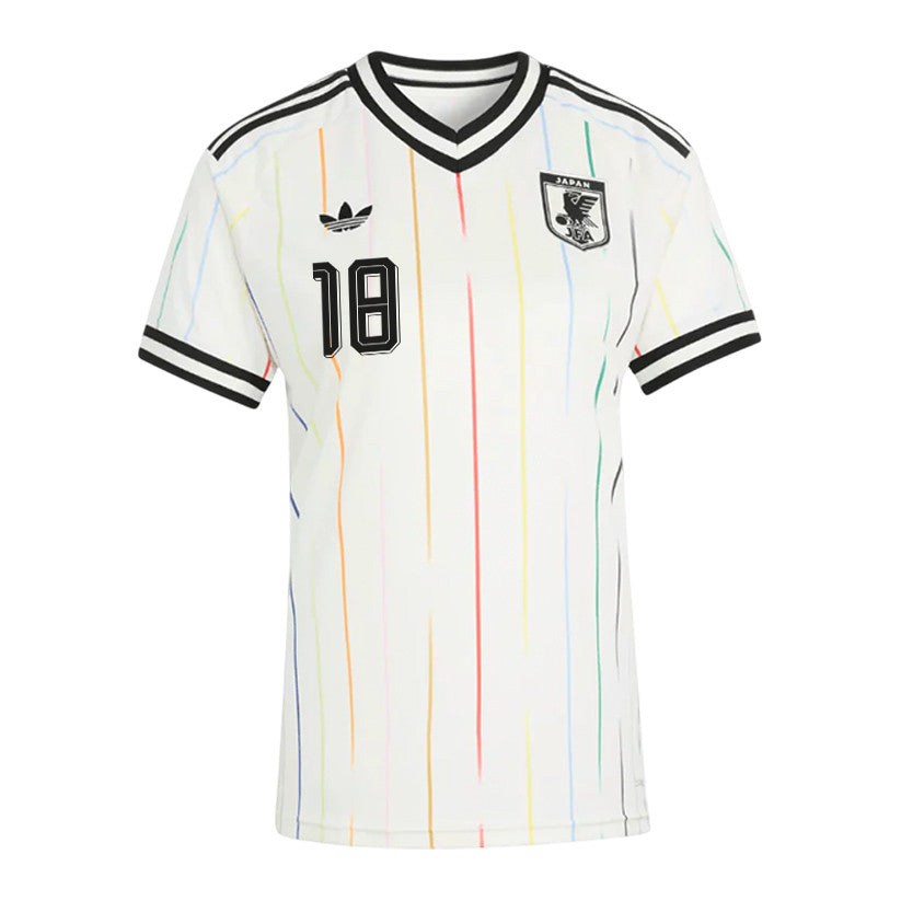 Ayase Ueda 18 Women's Japan National Team 2026 Away Jersey - Off White