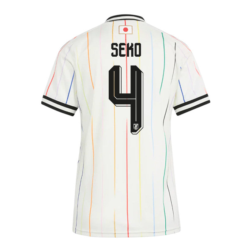 Ayumu Seko 4 Women's Japan National Team 2026 Away Jersey - Off White