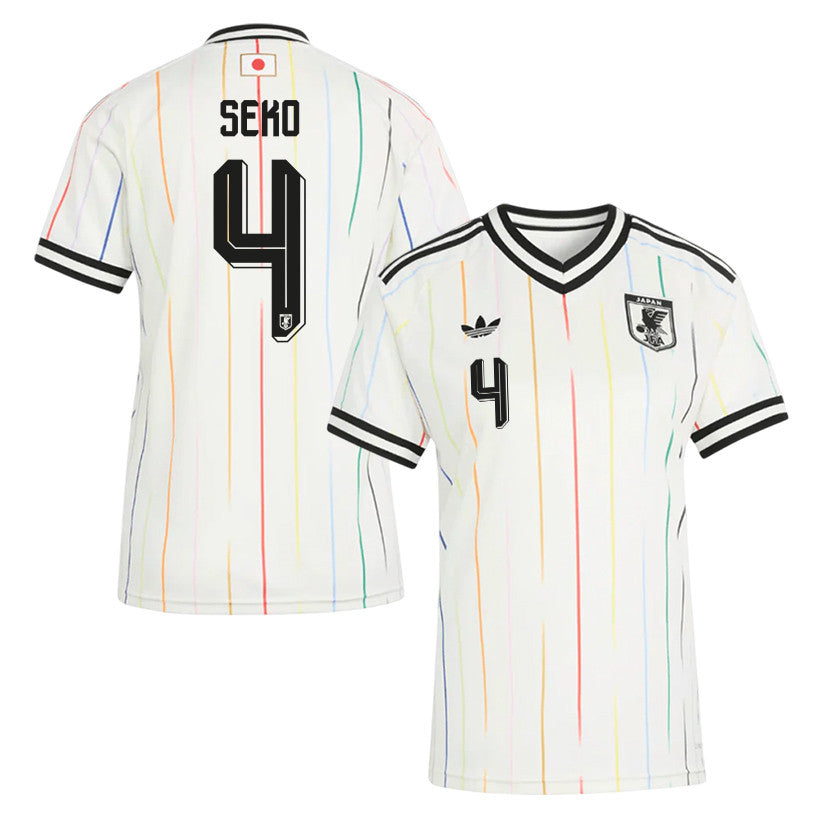 Ayumu Seko 4 Women's Japan National Team 2026 Away Jersey - Off White