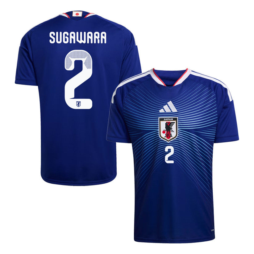 Yukinari Sugawara 2 Japan National Team 2026 Home Jersey - Blue, Men