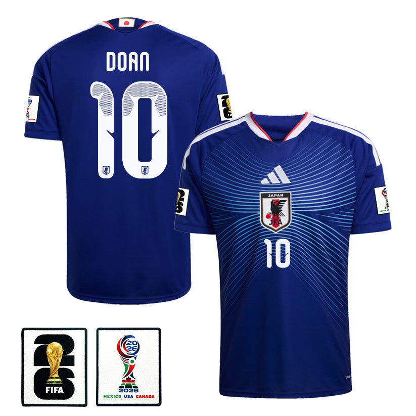 Ritsu Doan 10 Japan National Team 2026 Home Jersey - Blue, Men