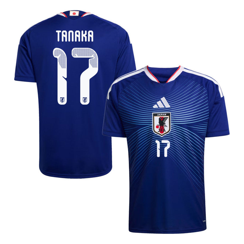 Ao Tanaka 17 Japan National Team 2026 Home Jersey - Blue, Men