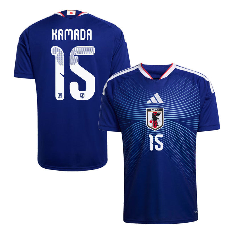 Daichi Kamada 15 Japan National Team 2026 Home Jersey - Blue, Men