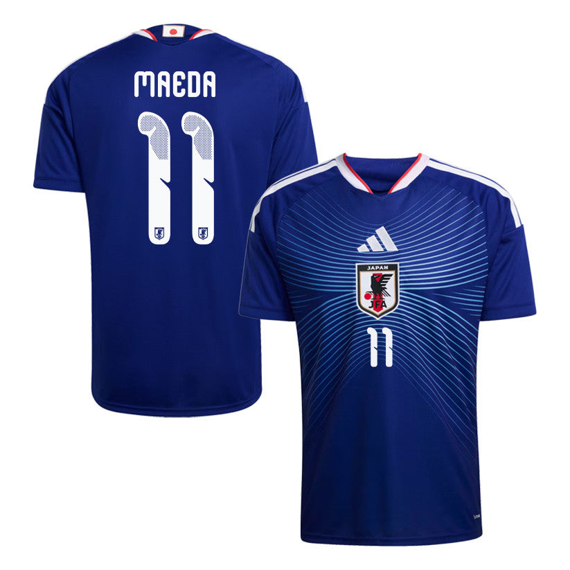 Daizen Maeda 11 Japan National Team 2026 Home Jersey - Blue, Men