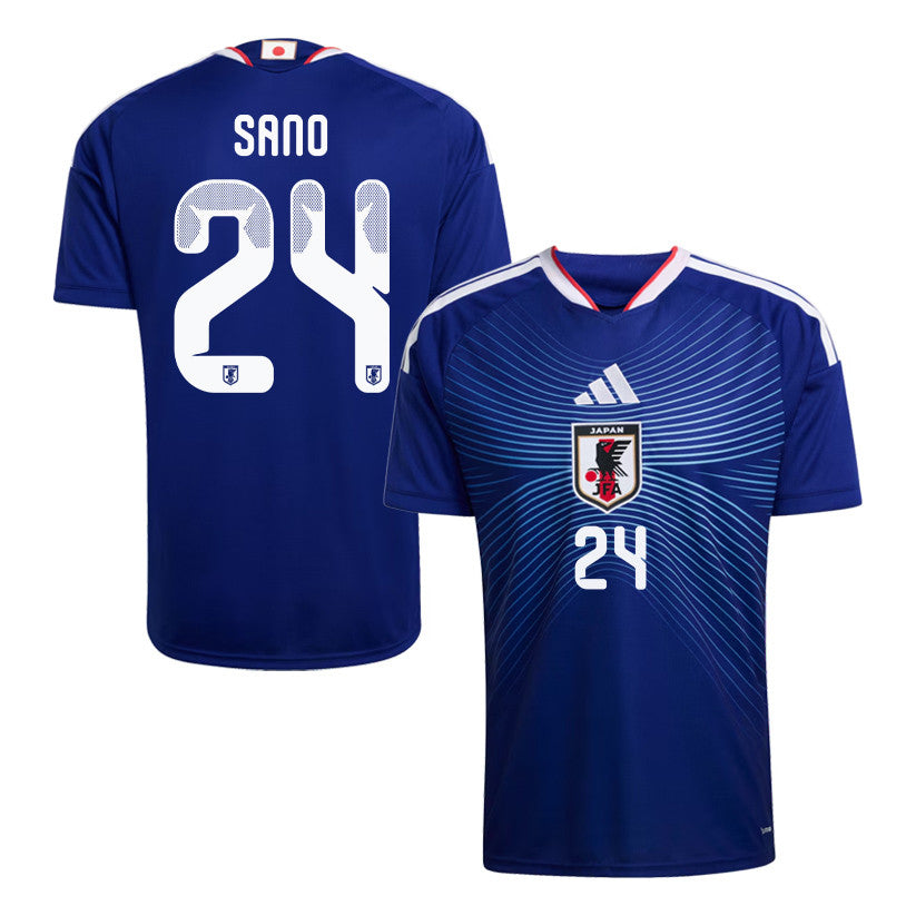 Kaishu Sano 24 Japan National Team 2026 Home Jersey - Blue, Men