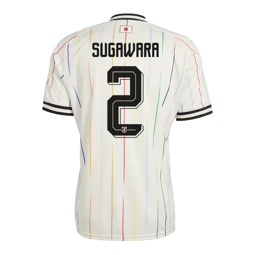 Yukinari Sugawara 2 Japan National Team 2026 Away Jersey - Off White, Men