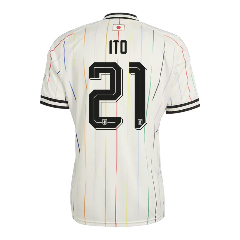 Hiroki Ito 21 Japan National Team 2026 Away Jersey - Off White, Men