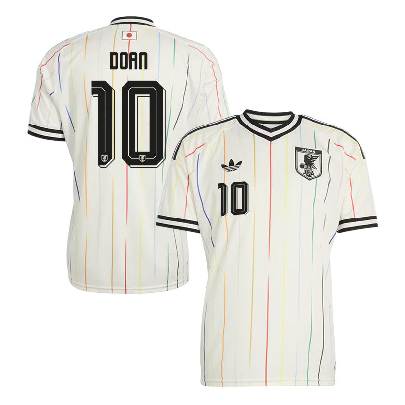 Ritsu Doan 10 Japan National Team 2026 Away Jersey - Off White, Men