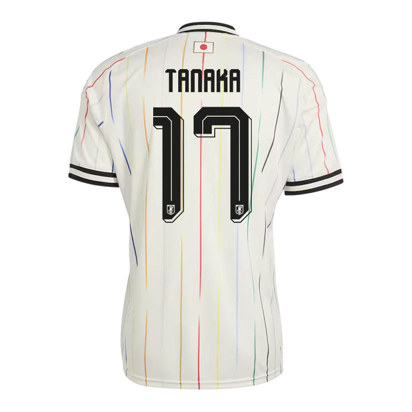 Ao Tanaka 17 Japan National Team 2026 Away Jersey - Off White, Men