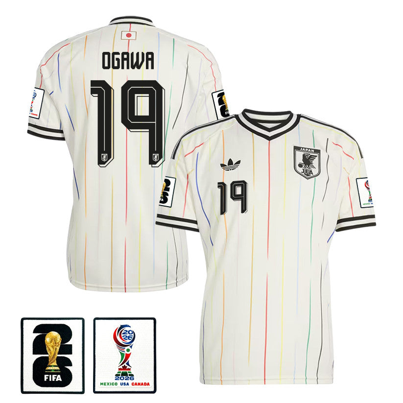 Koki Ogawa 19 Japan National Team 2026 Away Jersey - Off White, Men