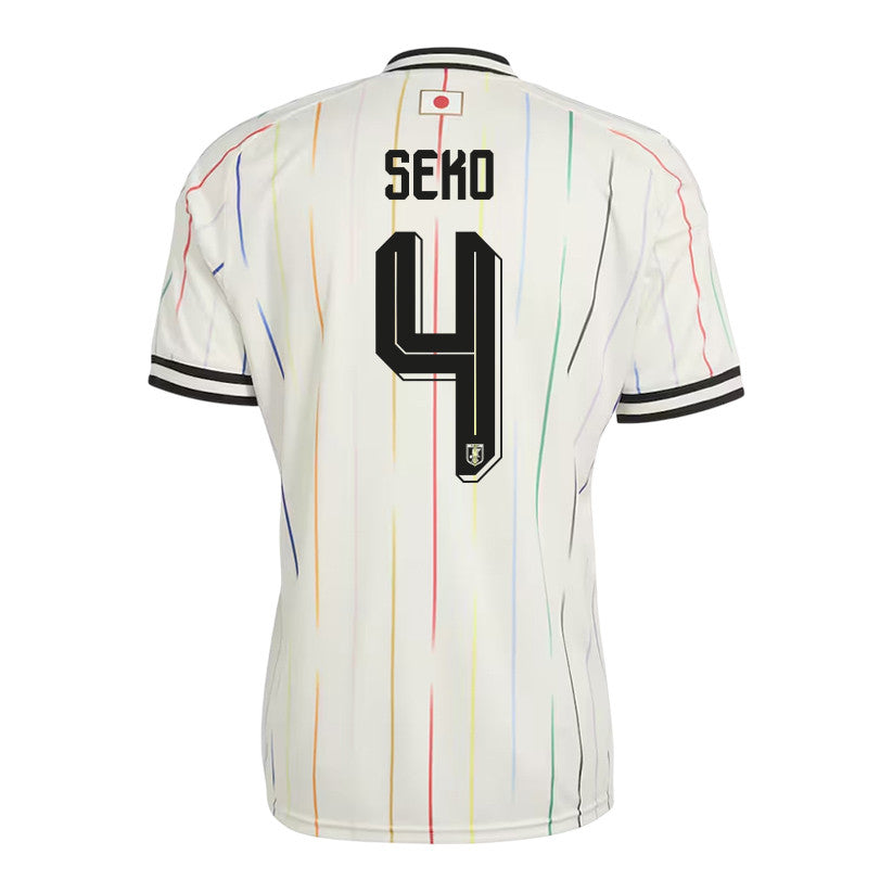 Ayumu Seko 4 Japan National Team 2026 Away Jersey - Off White, Men