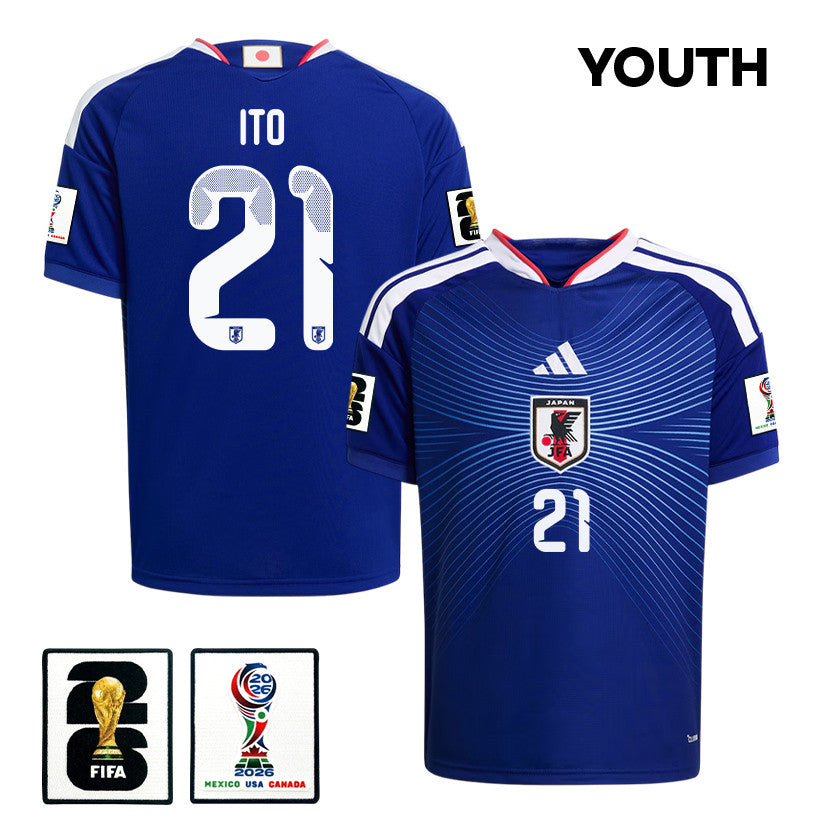 Hiroki Ito 21 Youth Japan National Team 2026 Home Jersey - Blue