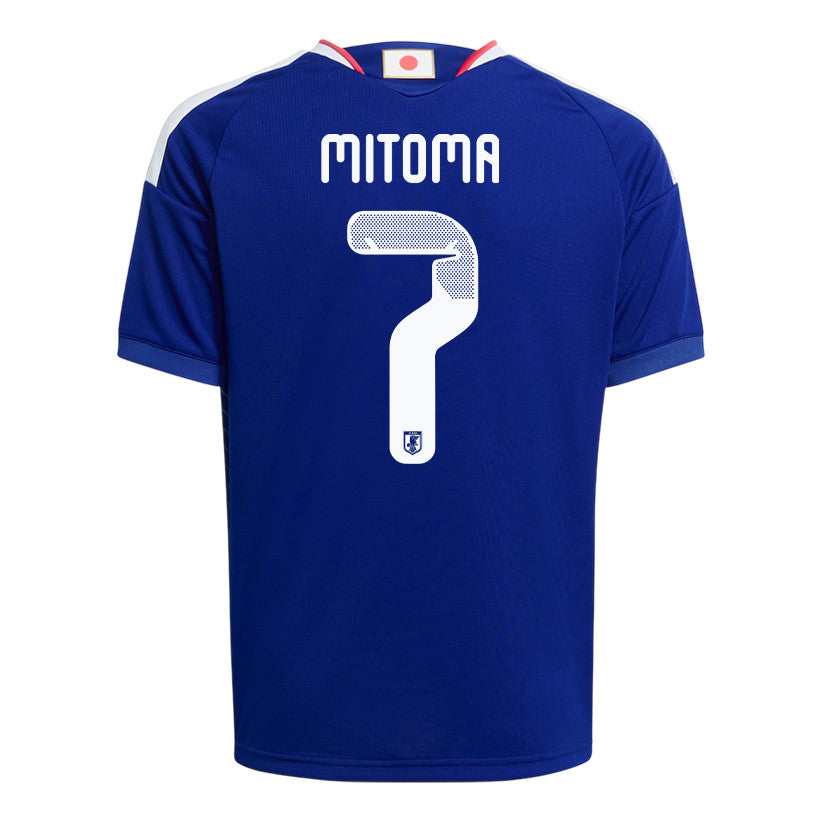 Kaoru Mitoma 7 Youth Japan National Team 2026 Home Jersey - Blue