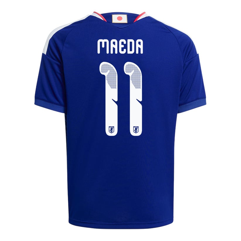 Daizen Maeda 11 Youth Japan National Team 2026 Home Jersey - Blue