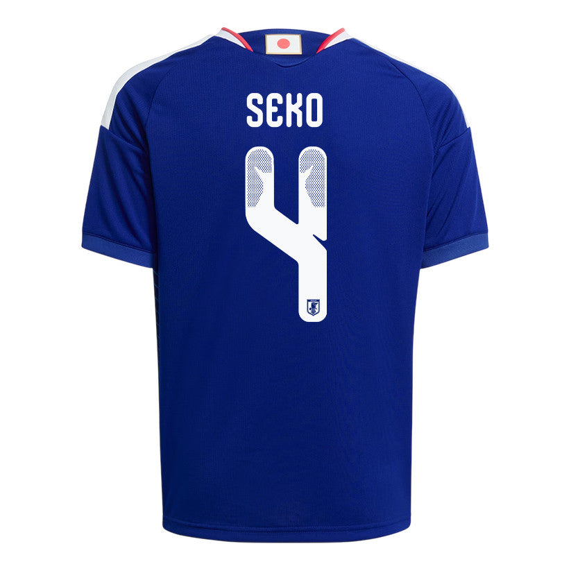Ayumu Seko 4 Youth Japan National Team 2026 Home Jersey - Blue