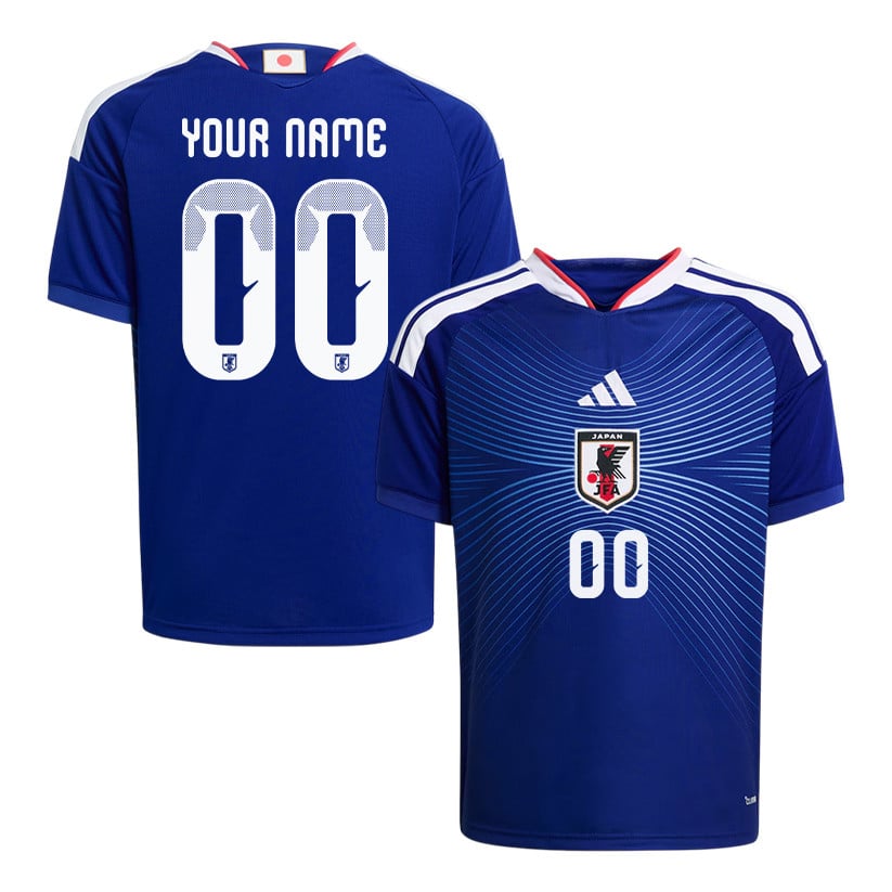 Japan National Team 2026 Youth Personalized Home Jersey - Blue