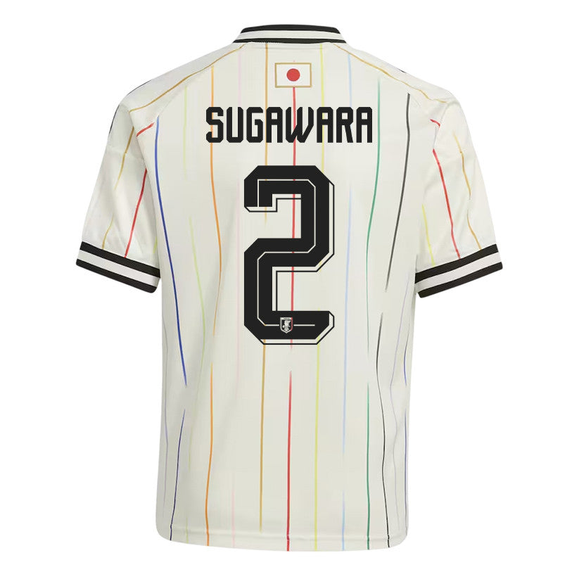 Yukinari Sugawara 2 Youth Japan National Team 2026 Away Jersey - Off White