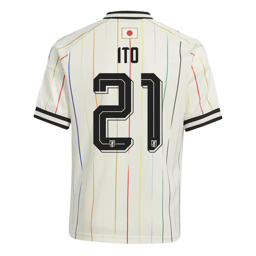 Hiroki Ito 21 Youth Japan National Team 2026 Away Jersey - Off White