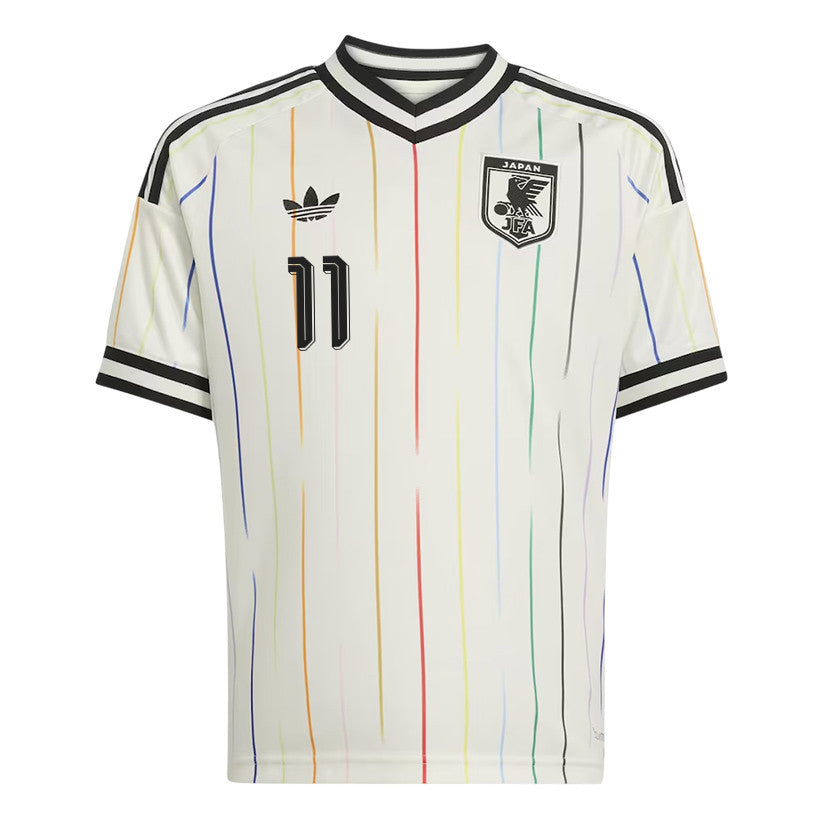 Daizen Maeda 11 Youth Japan National Team 2026 Away Jersey - Off White