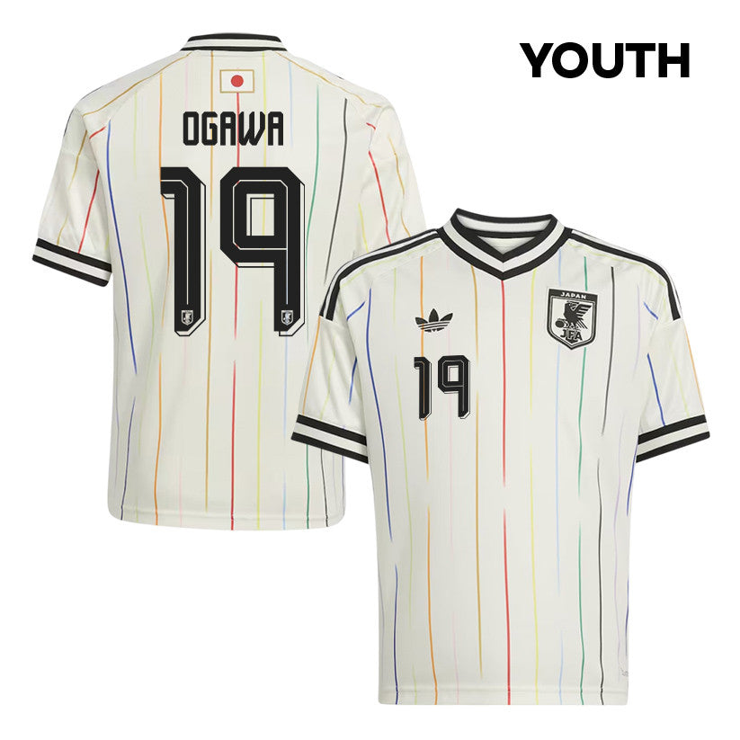 Koki Ogawa 19 Youth Japan National Team 2026 Away Jersey - Off White